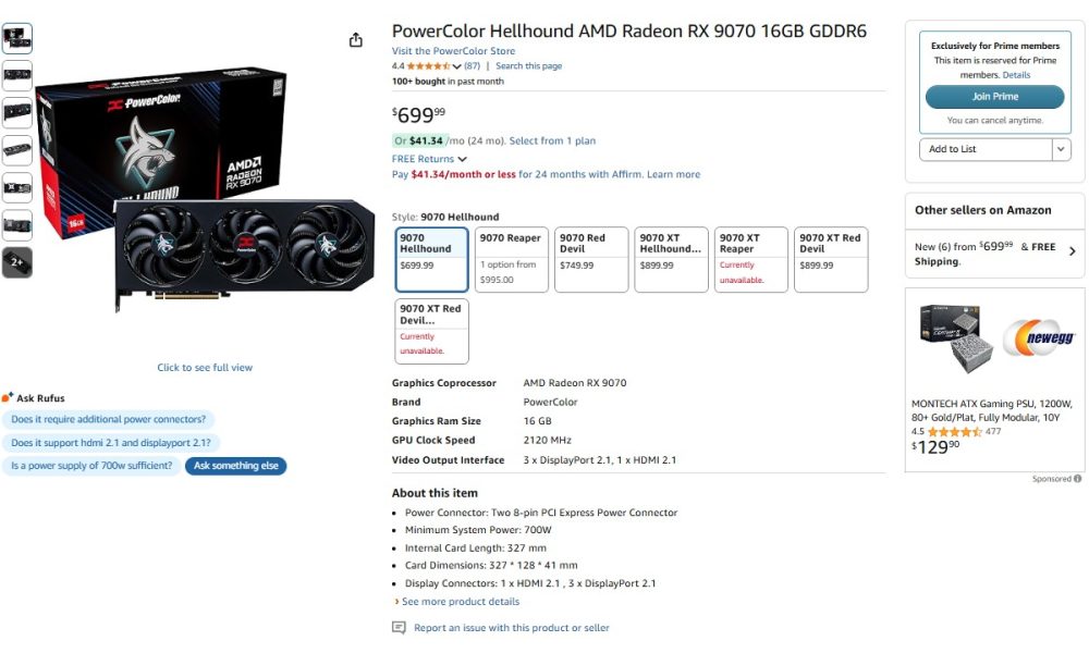 Η επιστροφή της PowerColor Hellhound RX 9070