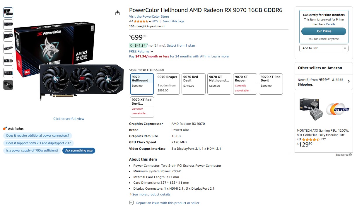 Η επιστροφή της PowerColor Hellhound RX 9070