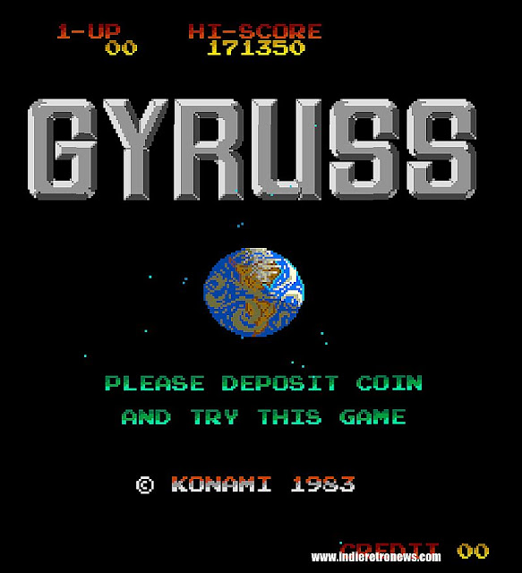 Η μεταφορά του Gyruss από τον JOTD στο Amiga