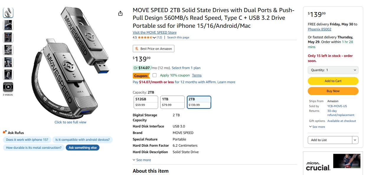 Η νέα εποχή των flash drives: MOVESPEED SP05 2TB
