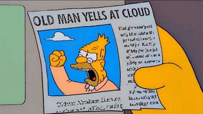 Η ιστορία πίσω από το meme “Old Man Yells at Cloud”