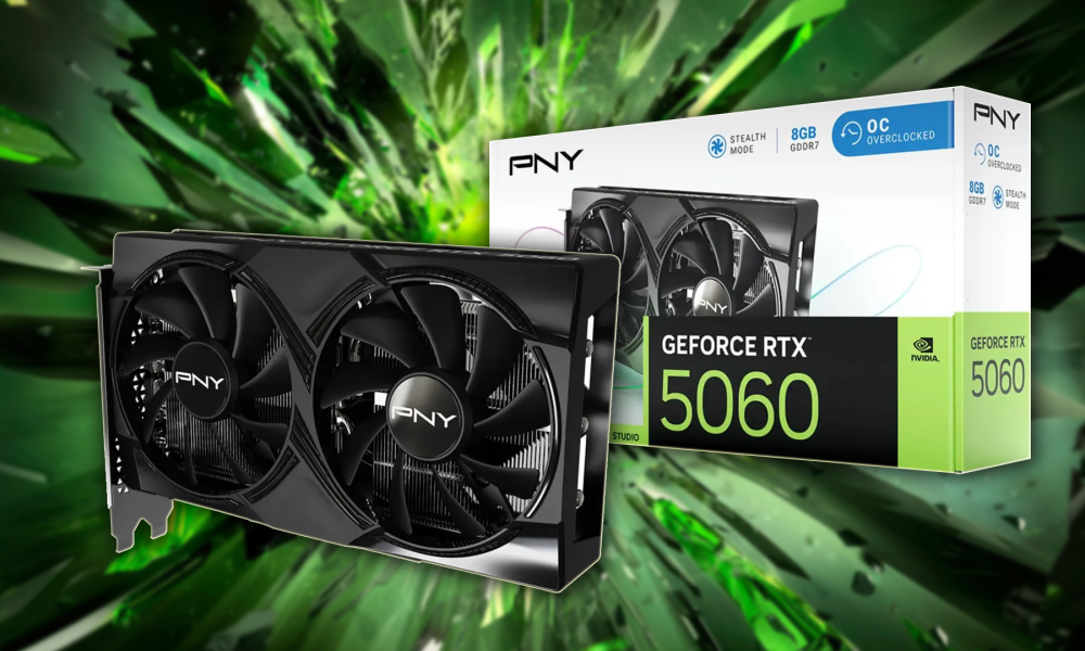 PNY RTX 5060 OC: Η νέα γενιά με διπλό ανεμιστήρα