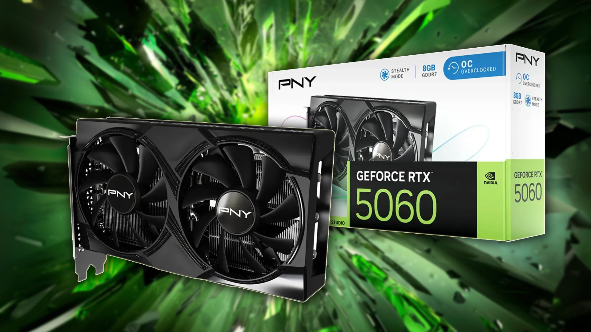 PNY RTX 5060 OC: Η νέα γενιά με διπλό ανεμιστήρα