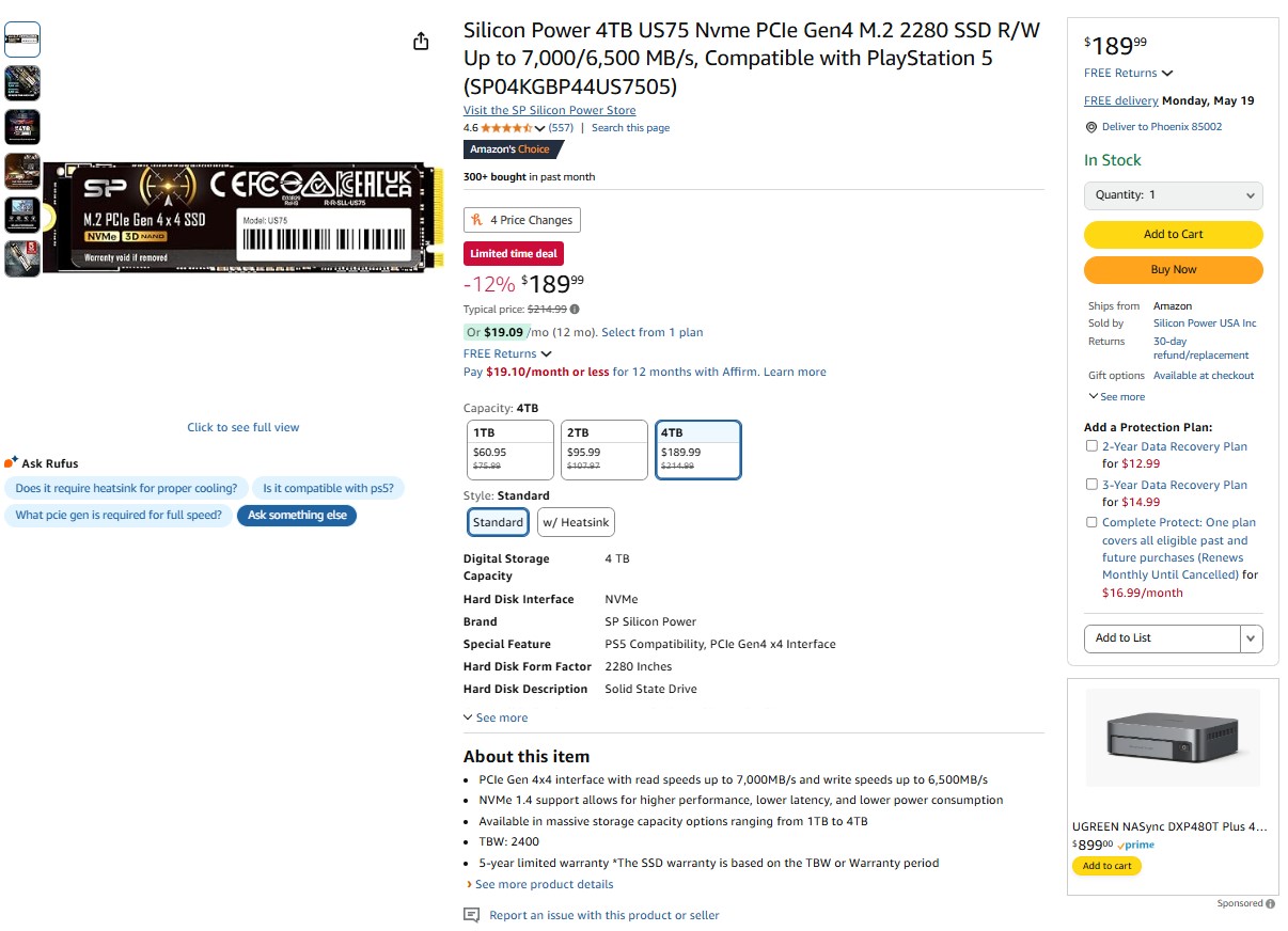 Silicon Power US75: Μια Ισχυρή Επιλογή SSD για Απαιτητικούς Χρήστες
