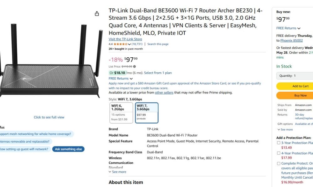 TP-Link Archer BE230: Οικονομικό Wi-Fi 7 Router με Πλούσιες Δυνατότητες