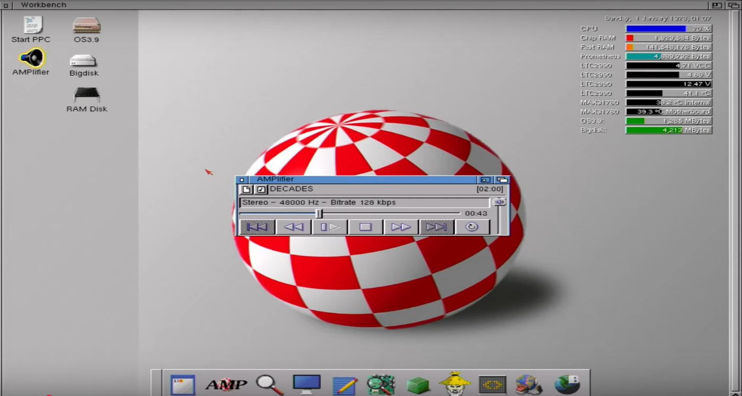 Αναβίωση του Amiga: Αναπαραγωγή MP3 σε Πρωτότυπο Υλικό