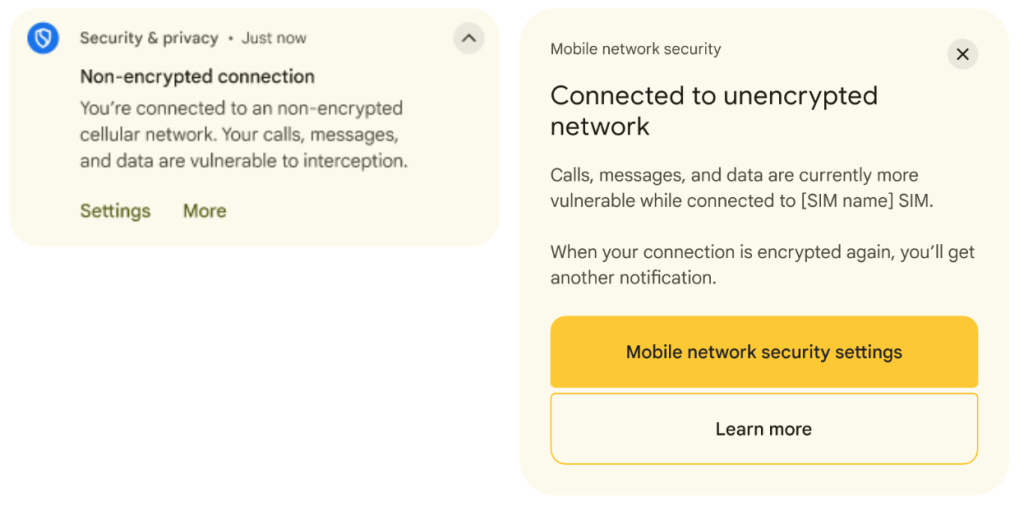 Η προστασία του Android 16 από παρακολουθήσεις με “Stingray”