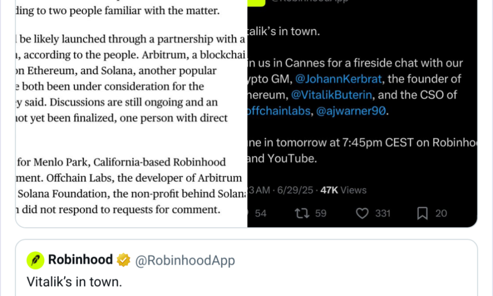 Η Arbitrum κερδίζει έδαφος εν μέσω φημών συνεργασίας με τη Robinhood