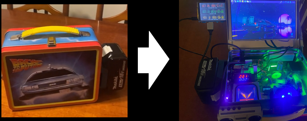 Το cyberdeck του Back to the Future σε lunchbox