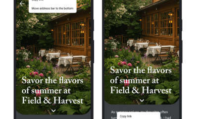 Η νέα δυνατότητα του Chrome για Android: Μετακίνηση της γραμμής διευθύνσεων