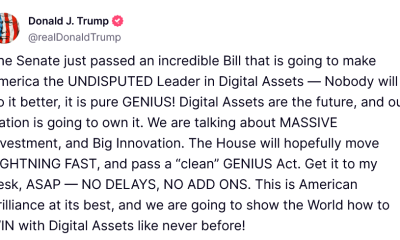 Ο Νόμος GENIUS και η Επανάσταση στα Ψηφιακά Νομίσματα