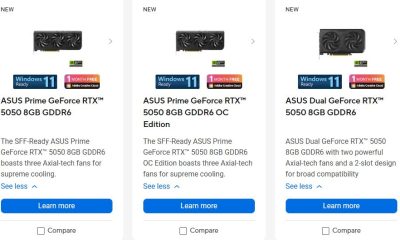 Η νέα γενιά GeForce RTX 5050: Οι προτάσεις των ASUS, GIGABYTE, MSI και ZOTAC