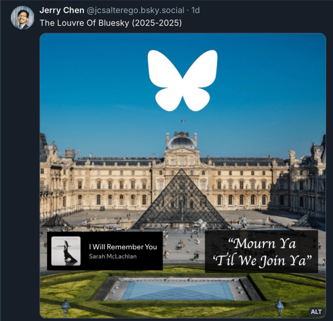 Η εξαφάνιση του Louvre του Bluesky: Ένα διαδικτυακό μνημείο σε κρίση