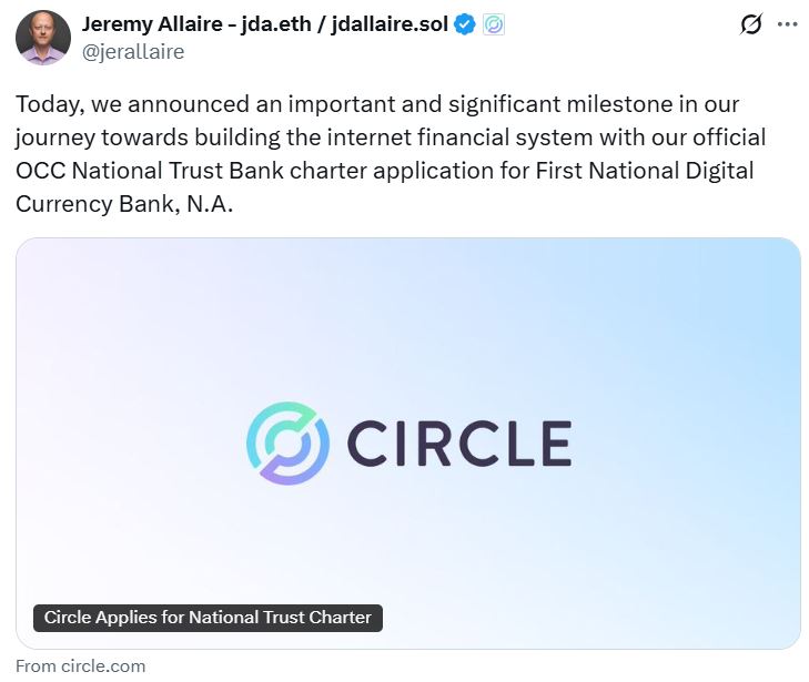 Circle: Η νέα εποχή των ψηφιακών τραπεζών στις ΗΠΑ