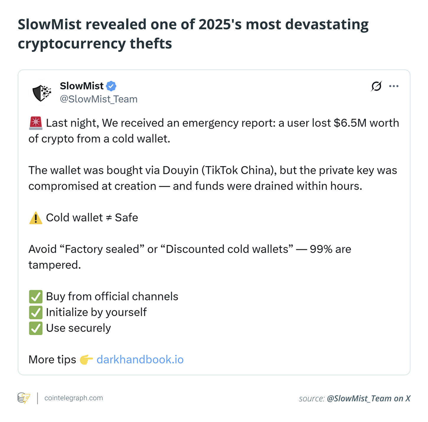 Πώς ένας χρήστης του Ledger έχασε ,9 εκατομμύρια από ψεύτικο πορτοφόλι στο TikTok