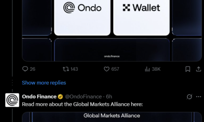 Η Ondo Finance και η Pantera επενδύουν 0 εκατ. σε τοκενισμένα περιουσιακά στοιχεία