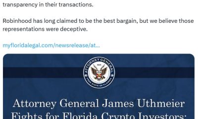 Η Robinhood υπό έρευνα στη Φλόριντα για παραπλανητική προώθηση κρυπτονομισμάτων