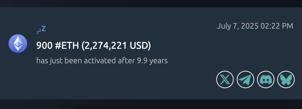 Ενεργοποίηση Δύο Πορτοφολιών Genesis του Ethereum: Μεταφορά .9M ETH