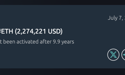 Ενεργοποίηση Δύο Πορτοφολιών Genesis του Ethereum: Μεταφορά .9M ETH