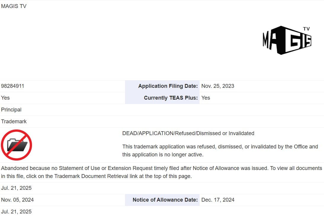 Η πειρατική υπηρεσία MagisTV και οι προκλήσεις της
