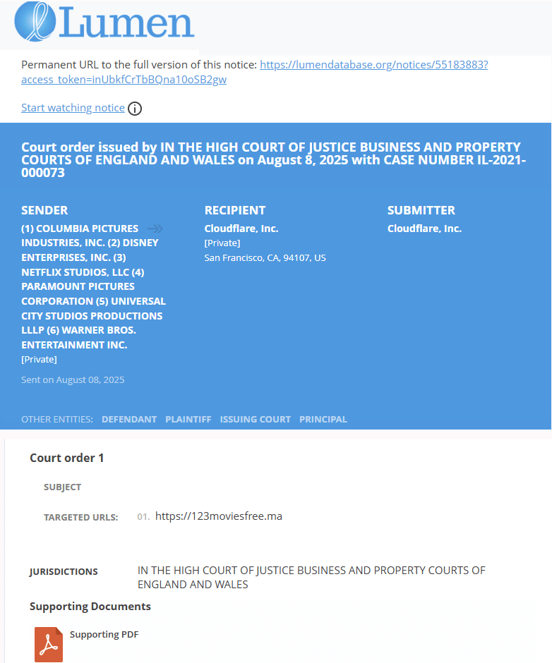Νέα μέτρα αποκλεισμού ιστοσελίδων από την Cloudflare