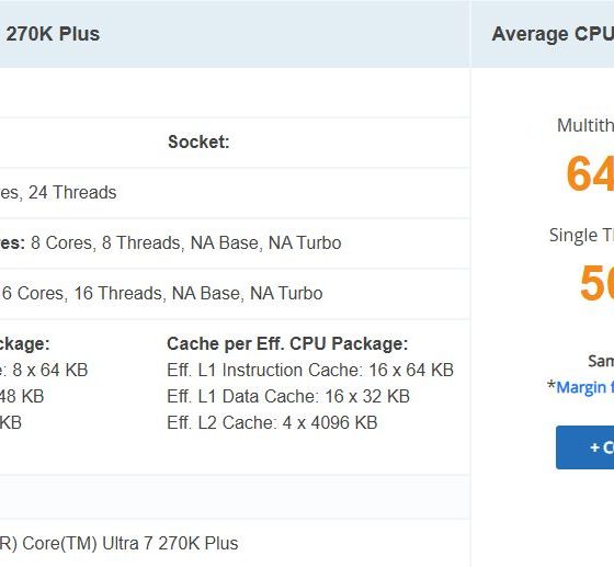 Προχωρώντας με τον Intel Core Ultra 7 270K Plus: Απόδοση που Εντυπωσιάζει