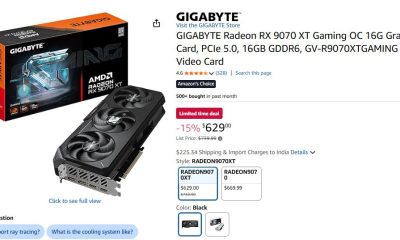 RX 9070 XT: προσφορά στο Amazon στα 9